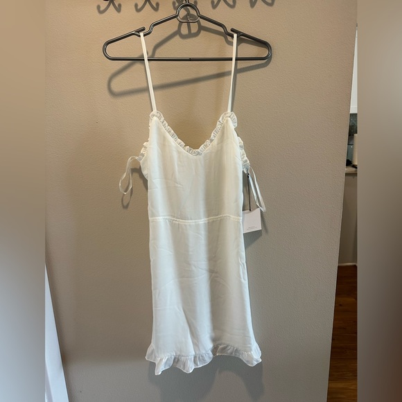 Superdown White Charlene Frill Cami Dress - Picture 3 of 4